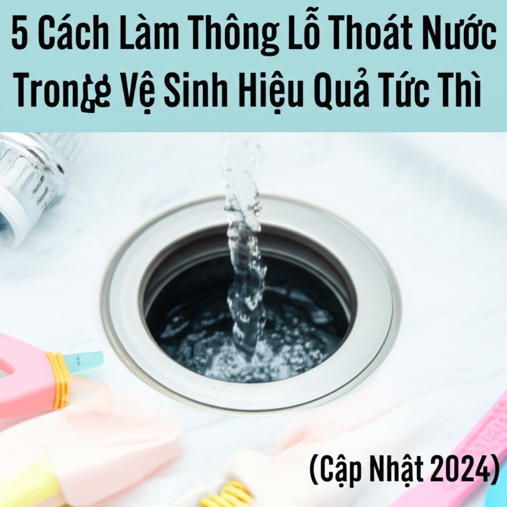 Hình minh họa cho bài viết: 5 Cách Làm Thông Lỗ Thoát Nước Trong Nhà Vệ Sinh Hiệu Quả Tức Thì (Cập Nhật 2024)