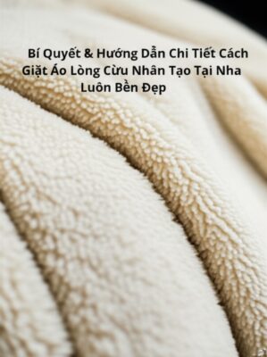 Bí Quyết & Hướng Dẫn Chi Tiết Cách Giặt Áo Lông Cừu Nhân Tạo Tại Nhà Luôn Bền Đẹp