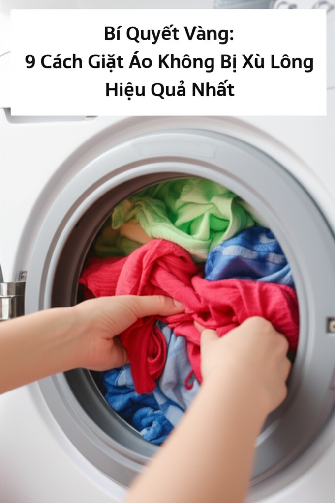 Hình minh họa cho bài viết: Bí Quyết Vàng: 9 Cách Giặt Áo Không Bị Xù Lông Hiệu Quả Nhất
