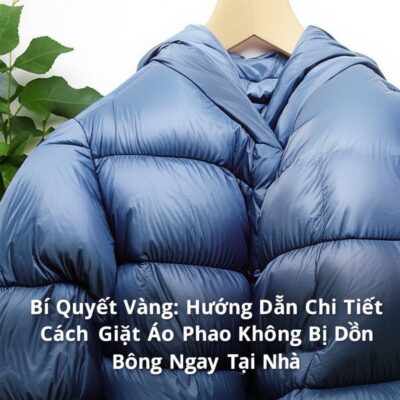 Bí Quyết Vàng: Hướng Dẫn Chi Tiết Cách Giặt Áo Phao Không Bị Dồn Bông Ngay Tại Nhà