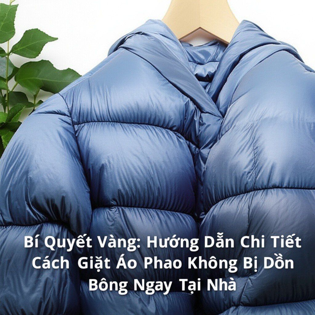 Hình minh họa cho bài viết: Bí Quyết Vàng: Hướng Dẫn Chi Tiết Cách Giặt Áo Phao Không Bị Dồn Bông Ngay Tại Nhà