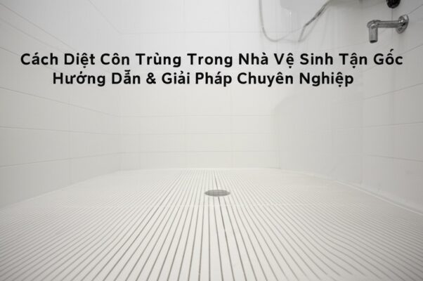 Cách Diệt Côn Trùng Trong Nhà Vệ Sinh Tận Gốc: Hướng Dẫn & Giải Pháp Chuyên Nghiệp
