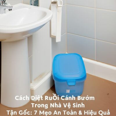 Cách Diệt Ruồi Cánh Bướm Trong Nhà Vệ Sinh Tận Gốc: 7 Mẹo An Toàn & Hiệu Quả