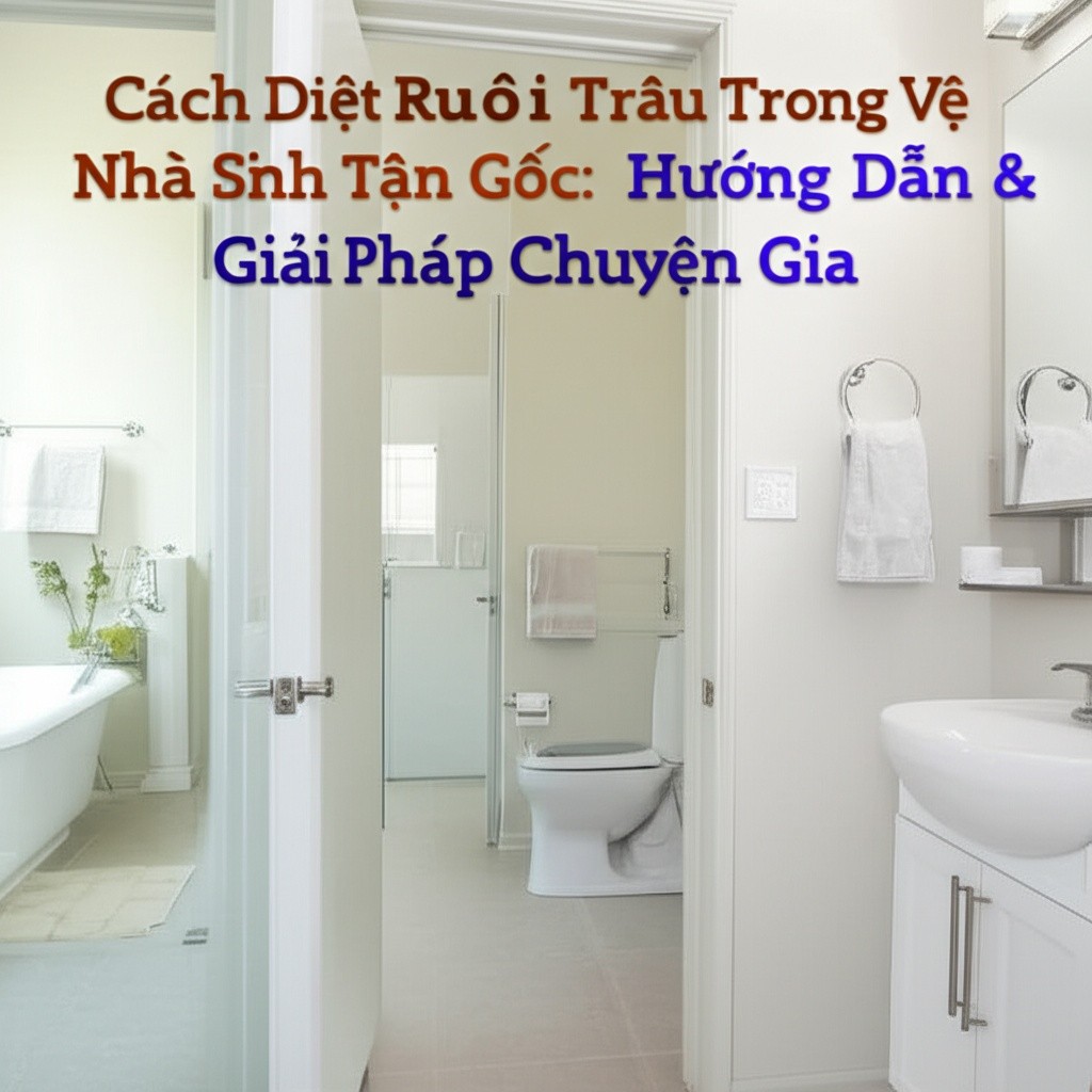 Hình minh họa cho bài viết: Cách Diệt Ruồi Trâu Trong Nhà Vệ Sinh Tận Gốc: Hướng Dẫn & Giải Pháp Chuyên Gia