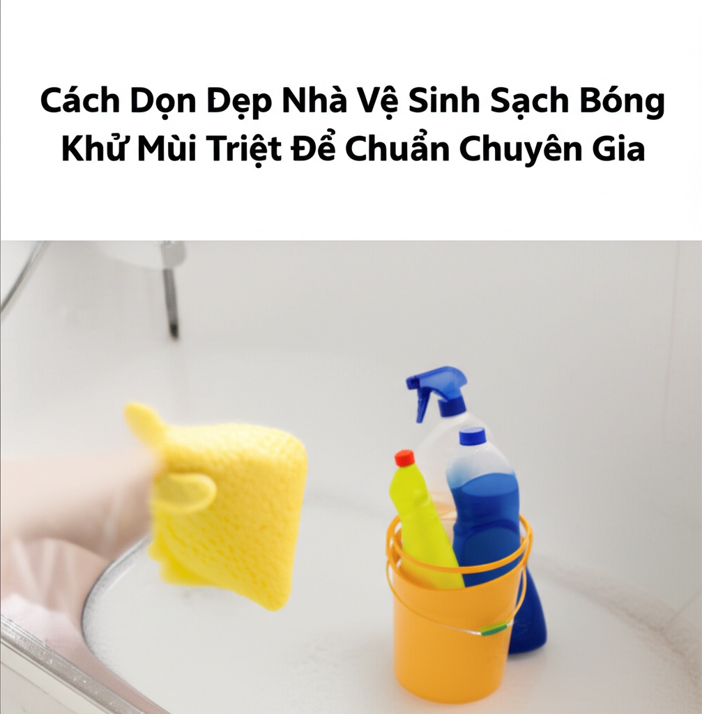 Hình minh họa cho bài viết: Cách Dọn Dẹp Nhà Vệ Sinh Sạch Bóng, Khử Mùi Triệt Để Chuẩn Chuyên Gia