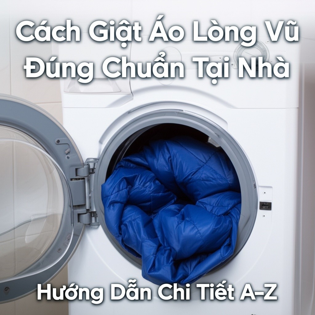 Hình minh họa cho bài viết: Cách Giặt Áo Lông Vũ Đúng Chuẩn Tại Nhà: Hướng Dẫn Chi Tiết A-Z