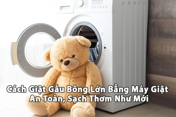 Cách Giặt Gấu Bông Lớn Bằng Máy Giặt An Toàn, Sạch Thơm Như Mới