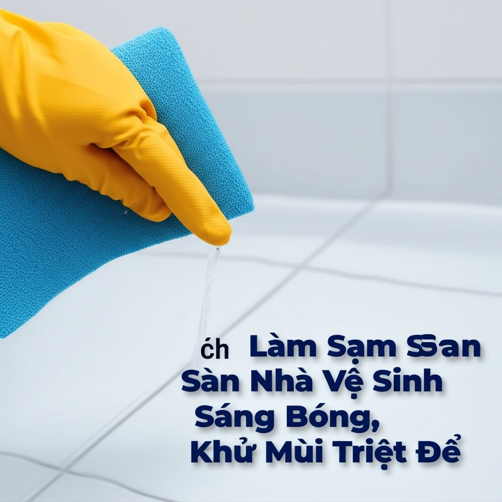 Hình minh họa cho bài viết: Cách Làm Sạch Sàn Nhà Vệ Sinh Sáng Bóng, Khử Mùi Triệt Để