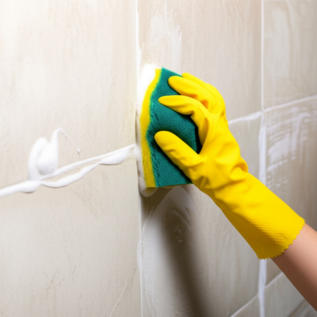 Hình minh họa cho bài viết: Cách Rửa Tường Gạch Men Nhà Vệ Sinh Sạch Bóng Như Mới (A-Z)