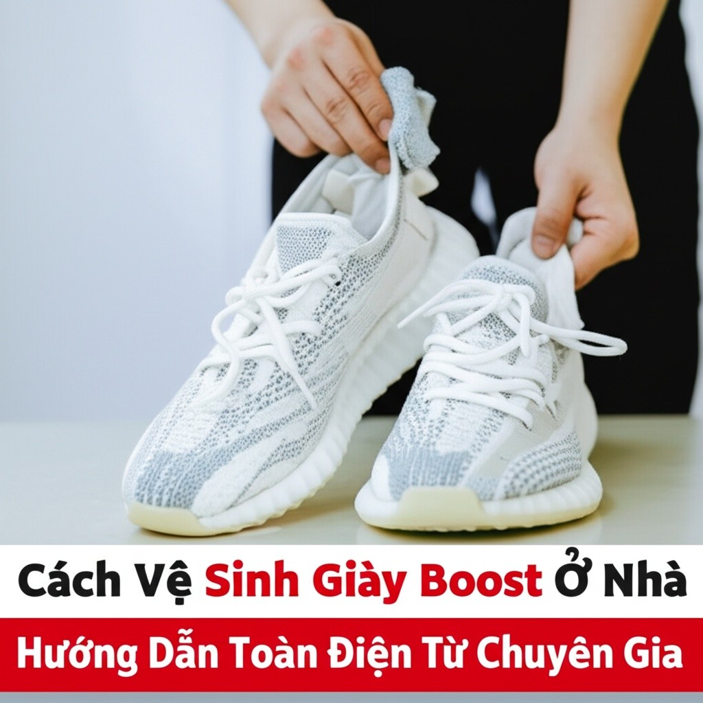 Hình minh họa cho bài viết: Cách Vệ Sinh Giày Boost Ở Nhà: Hướng Dẫn Toàn Diện Từ Chuyên Gia