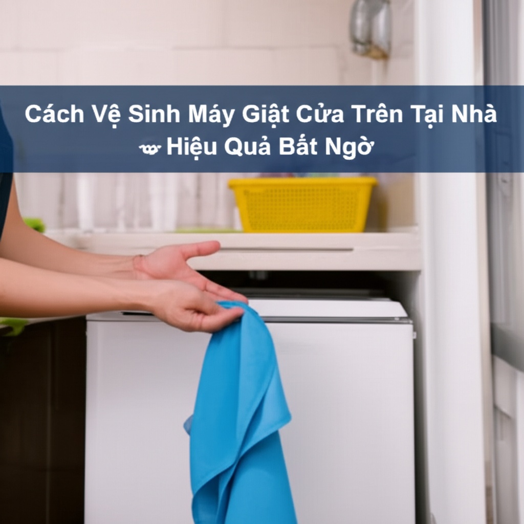 Hình minh họa cho bài viết: Cách Vệ Sinh Máy Giặt Cửa Trên Tại Nhà Đơn Giản, Hiệu Quả Bất Ngờ