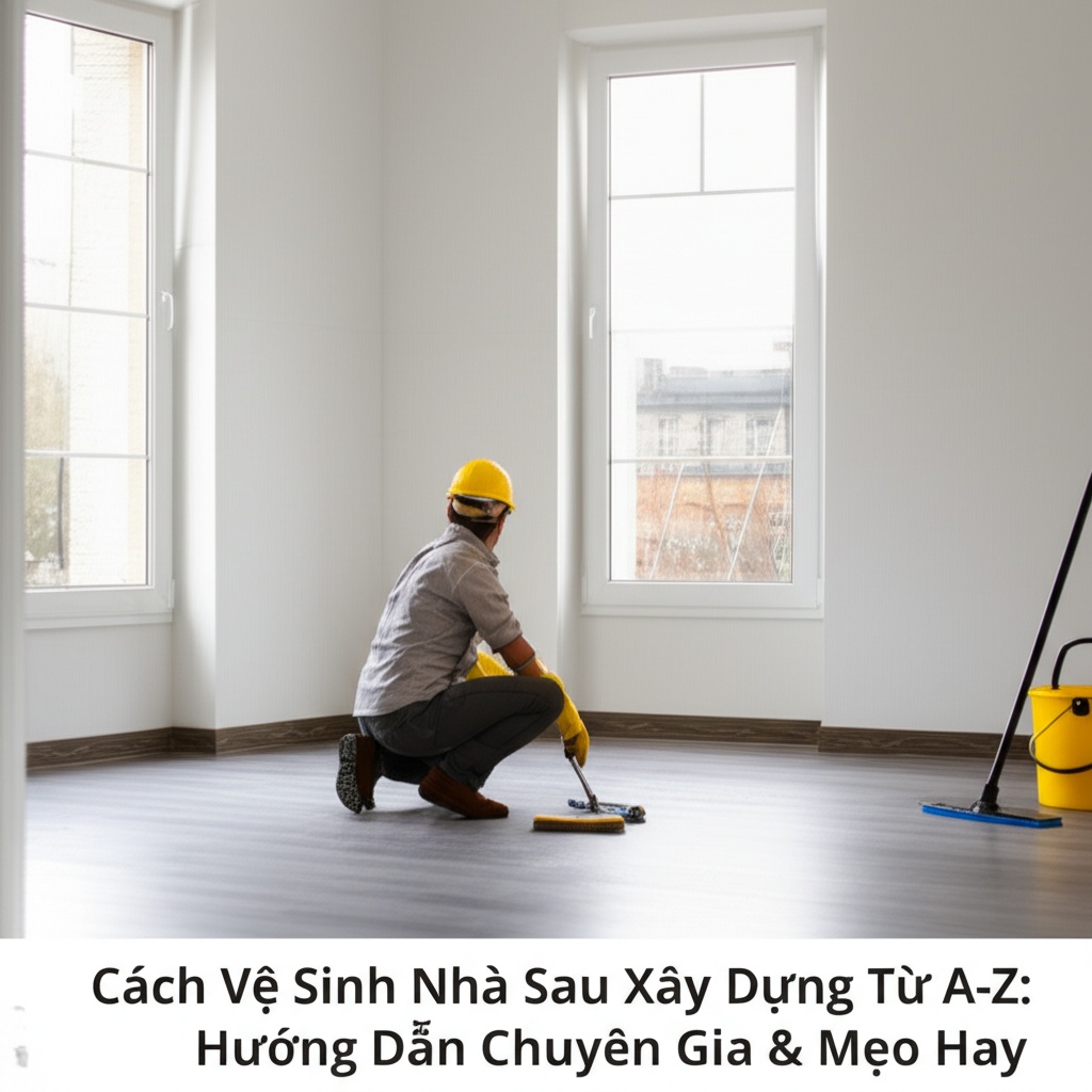 Hình minh họa cho bài viết: Cách Vệ Sinh Nhà Sau Xây Dựng Từ A-Z: Hướng Dẫn Chuyên Gia & Mẹo Hay