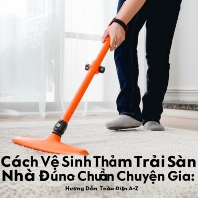 Cách Vệ Sinh Thảm Trải Sàn Nhà Đúng Chuẩn Chuyên Gia: Hướng Dẫn Toàn Diện A-Z