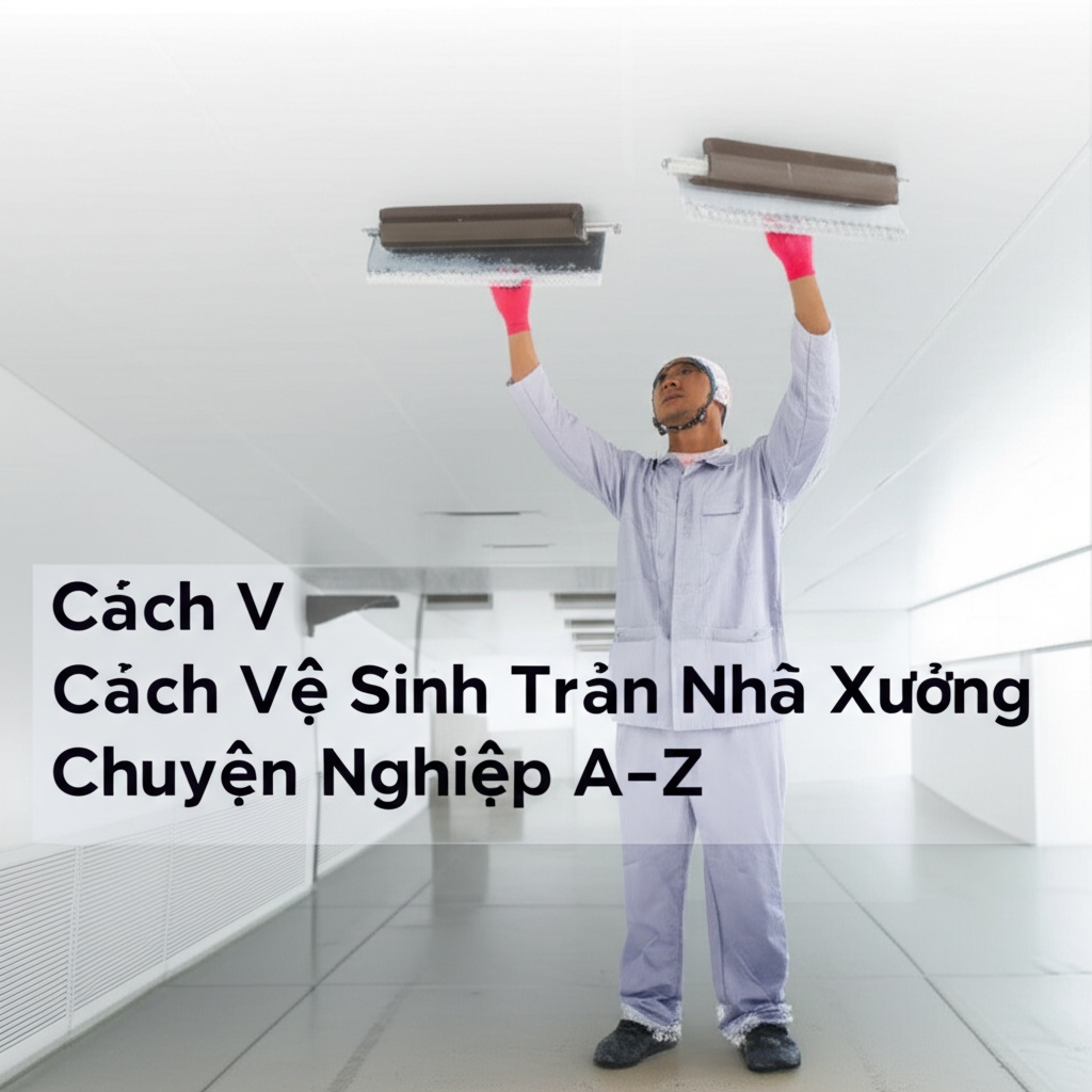 Hình minh họa cho bài viết: Cách Vệ Sinh Trần Nhà Xưởng Chuyên Nghiệp: Hướng Dẫn Toàn Diện A-Z