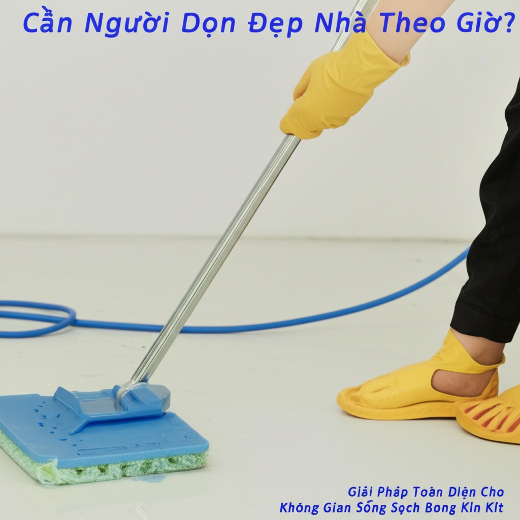 Hình minh họa cho bài viết: Cần Người Dọn Dẹp Nhà Theo Giờ? Giải Pháp Toàn Diện Cho Không Gian Sống Sạch Bong Kin Kít