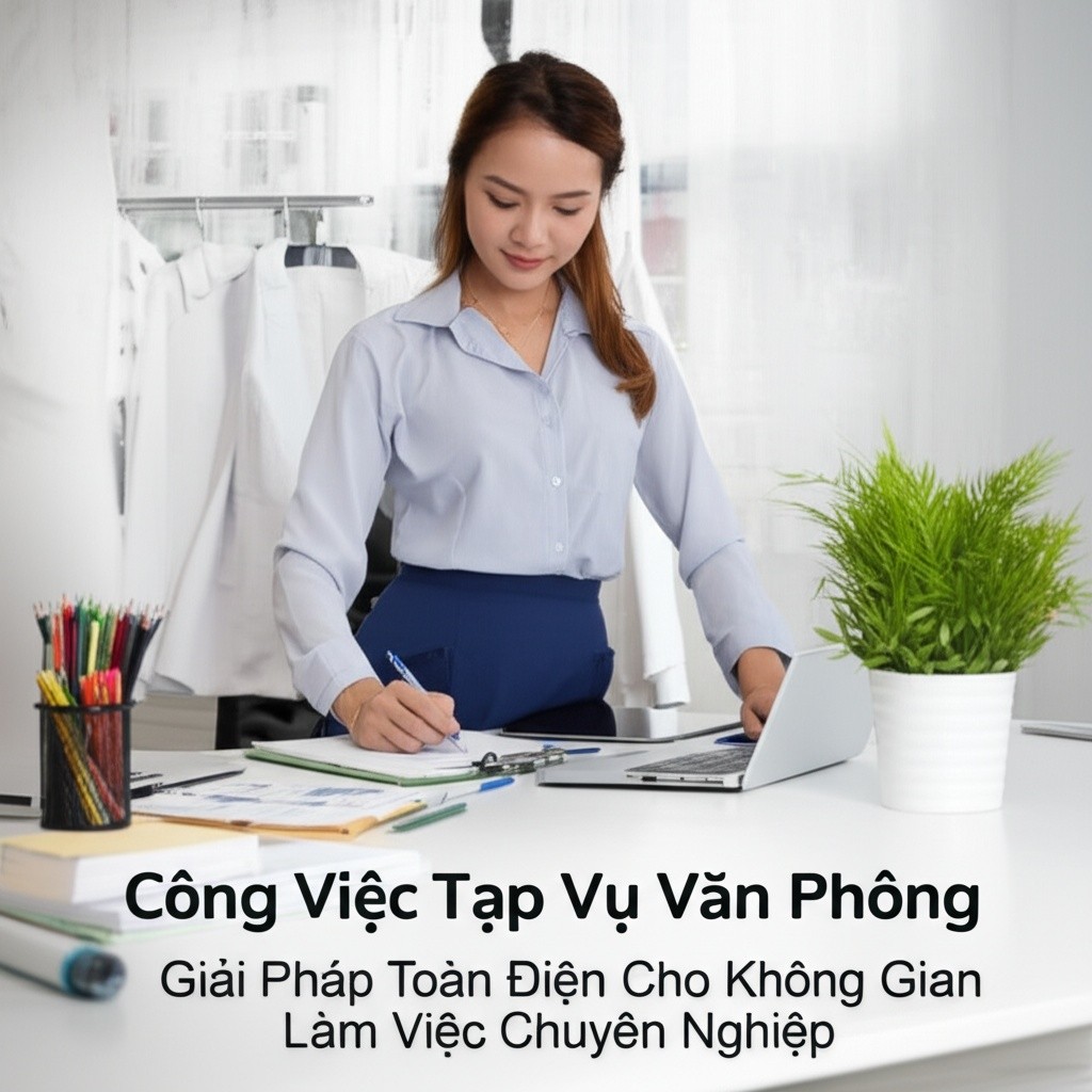 Hình minh họa cho bài viết: Công Việc Tạp Vụ Văn Phòng: Giải Pháp Toàn Diện Cho Không Gian Làm Việc Chuyên Nghiệp