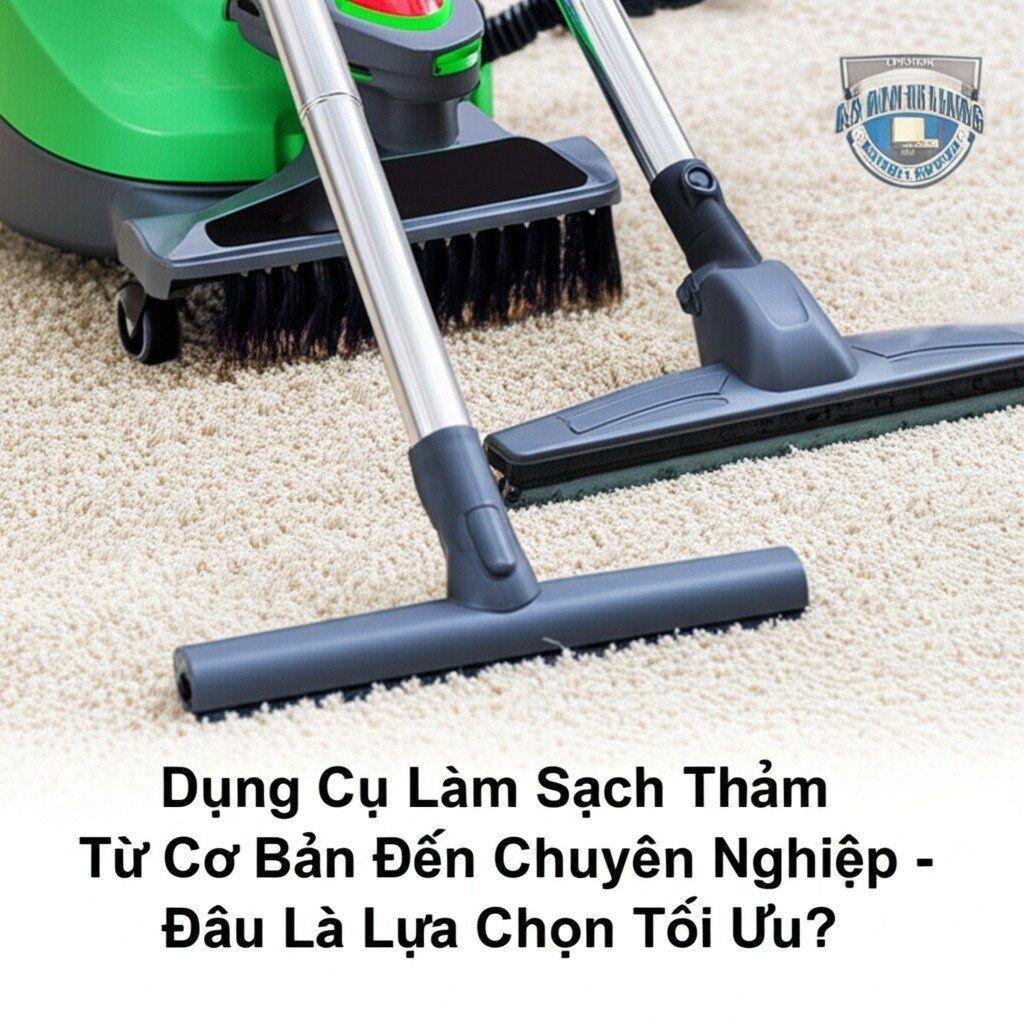 Hình minh họa cho bài viết: Dụng Cụ Làm Sạch Thảm: Từ Cơ Bản Đến Chuyên Nghiệp - Đâu Là Lựa Chọn Tối Ưu?