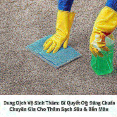Dung Dịch Vệ Sinh Thảm: Bí Quyết Chọn Đúng Chuẩn Chuyên Gia Cho Thảm Sạch Sâu & Bền Màu