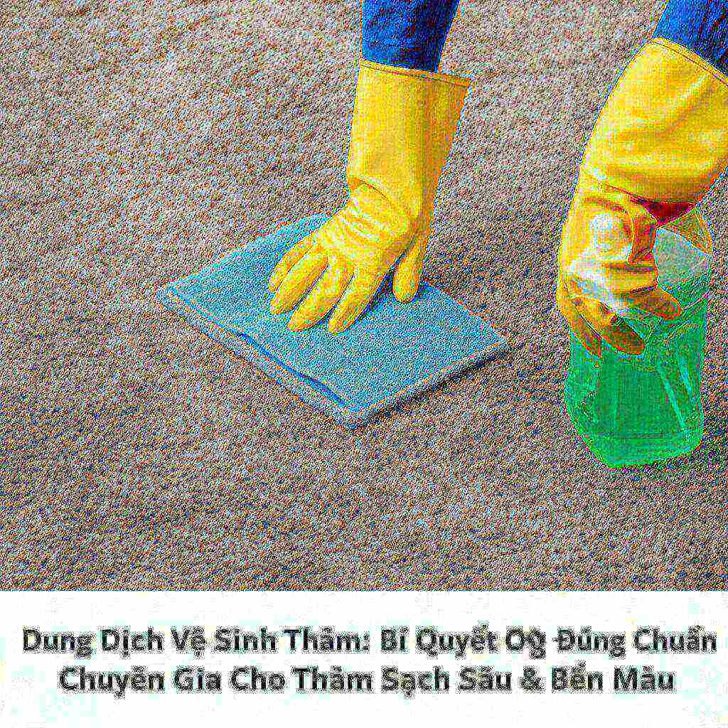 Hình minh họa cho bài viết: Dung Dịch Vệ Sinh Thảm: Bí Quyết Chọn Đúng Chuẩn Chuyên Gia Cho Thảm Sạch Sâu & Bền Màu
