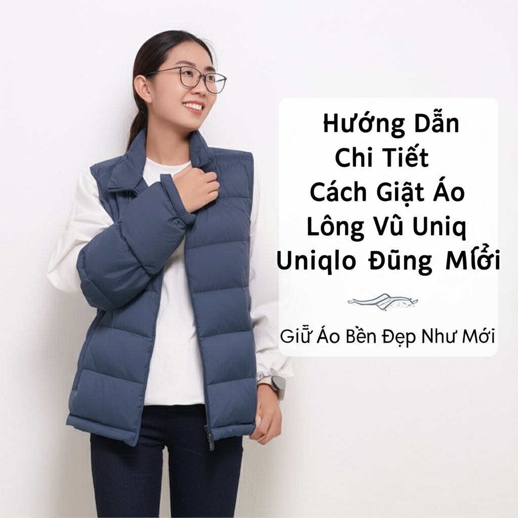 Hình minh họa cho bài viết: Hướng Dẫn Chi Tiết Cách Giặt Áo Lông Vũ Uniqlo Đúng Chuẩn, Giữ Áo Bền Đẹp Như Mới