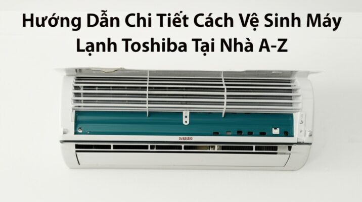 Hướng Dẫn Chi Tiết Cách Vệ Sinh Máy Lạnh Toshiba Tại Nhà A-Z