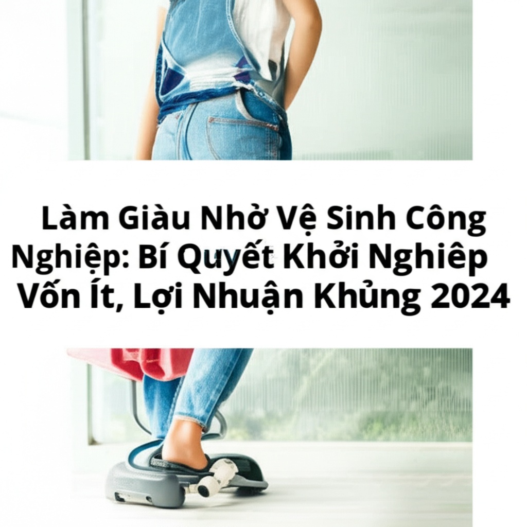 Hình minh họa cho bài viết: Làm Giàu Nhờ Vệ Sinh Công Nghiệp: Bí Quyết Khởi Nghiệp Vốn Ít, Lợi Nhuận Khủng 2024