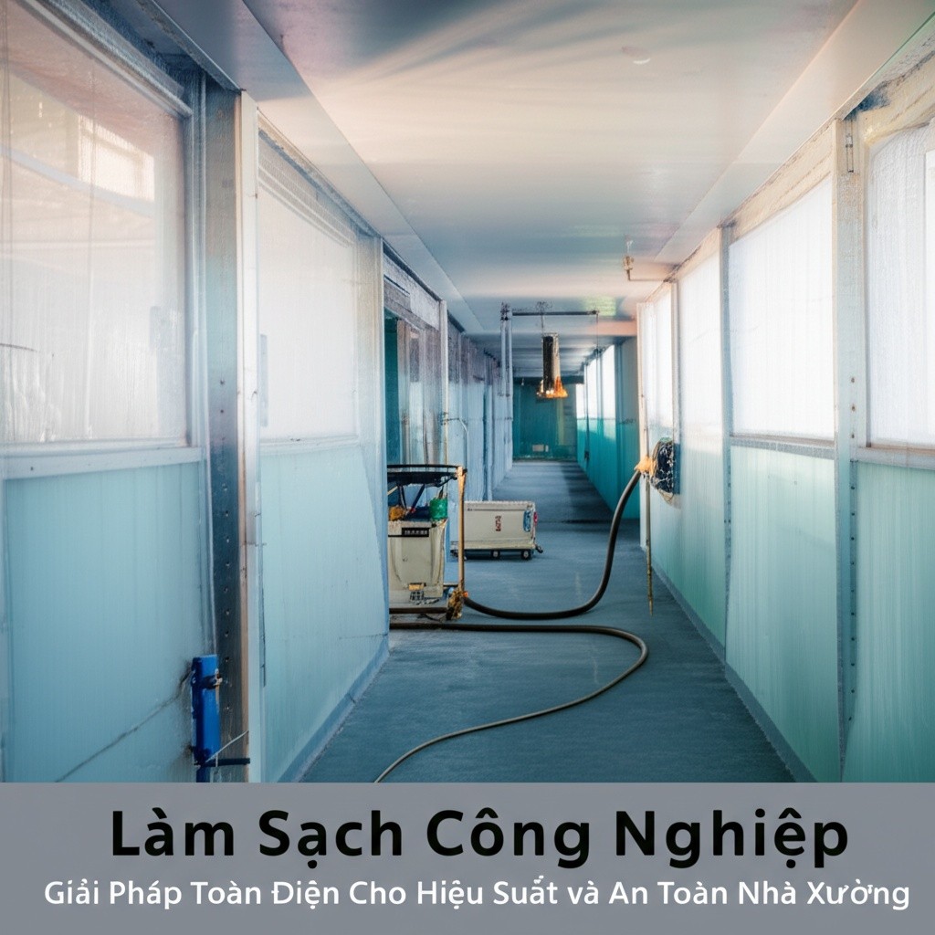 Hình minh họa cho bài viết: Làm Sạch Công Nghiệp: Giải Pháp Toàn Diện Cho Hiệu Suất và An Toàn Nhà Xưởng