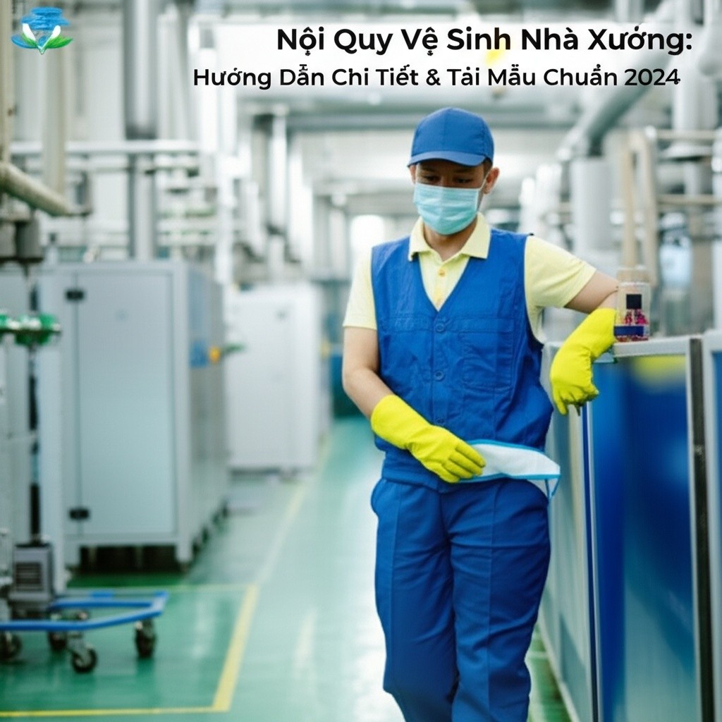 Hình minh họa cho bài viết: Nội Quy Vệ Sinh Nhà Xưởng: Hướng Dẫn Chi Tiết & Tải Mẫu Chuẩn 2024