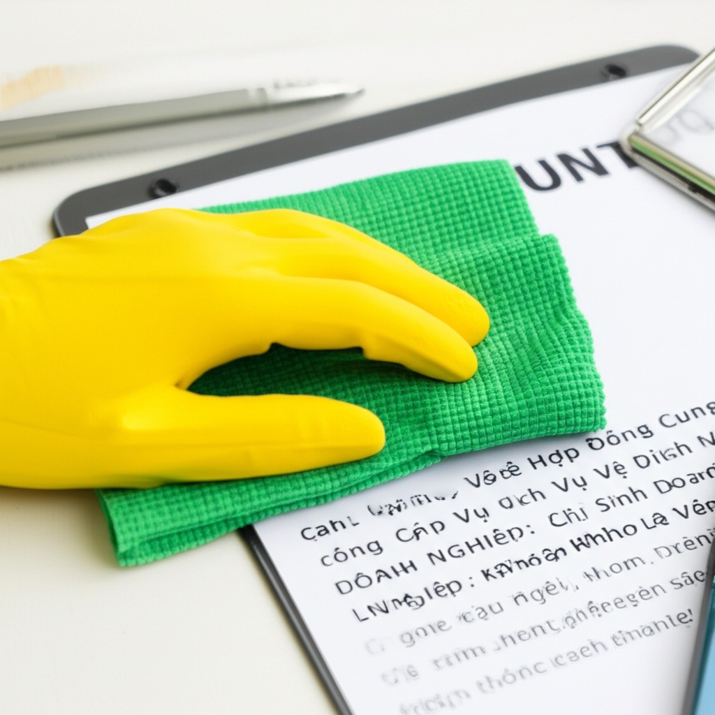 Hình minh họa cho bài viết: Tất Tần Tật Về Hợp Đồng Cung Cấp Dịch Vụ Vệ Sinh Công Nghiệp: Chìa Khóa Bảo Vệ Quyền Lợi Doanh Nghiệp